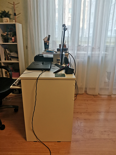 Компьютерный стол Джаз-24 правый дуб сонома фото покупателя 169