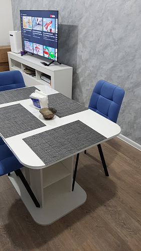 Комплект стульев Чилли 4 шт темно-серый / черный фото покупателя 42