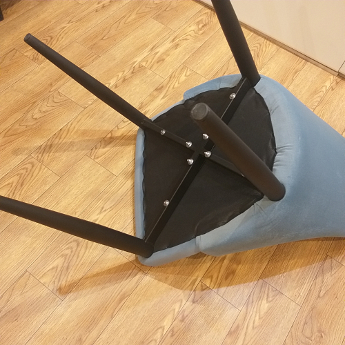 Стул на металлокаркасе Kora green / black фото покупателя 164