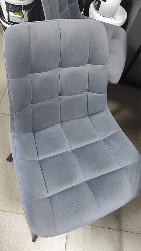 Стул на металлокаркасе Челси велюр коричневый / черный каркас фото покупателя 172