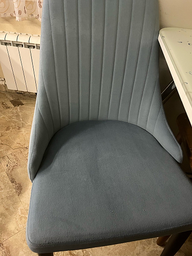 Стул на металлокаркасе Kora light blue / white фото покупателя 248