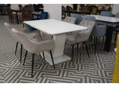 Стул на металлокаркасе Remo light gray из шоурума 6