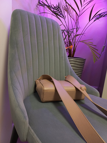 Стул на металлокаркасе Kora beige / black фото покупателя 296