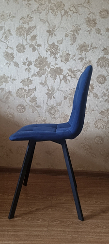 Стул на металлокаркасе Чилли К кирпичный / черный фото покупателя 117