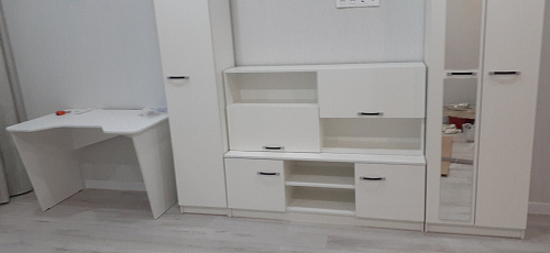 Готовая гостиная Бертелена белое дерево / белое дерево фото покупателя 57