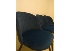 Стул на металлокаркасе Gabi blue / black фото покупателя 423