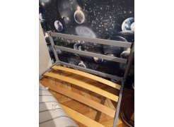 Односпальная кровать Фади 80х200 черная фото покупателя 692