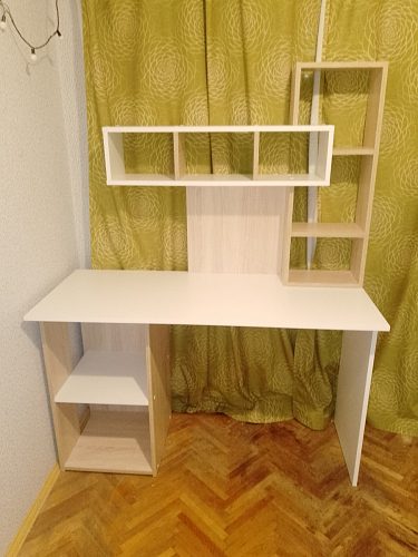 Письменный стол Эфес дуб сонома / белый фото покупателя 2