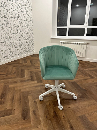 Компьютерное кресло Тибо confetti chocolate / белый фото покупателя 51