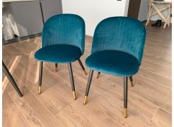 Стул на металлокаркасе Gabi green / black фото покупателя 35