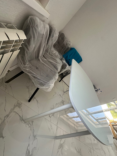 Стул на металлокаркасе Чилли К черный / зеленый фото покупателя 511