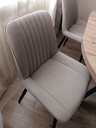 Комплект стульев Седа К 4 шт латте / черный фото покупателя 85