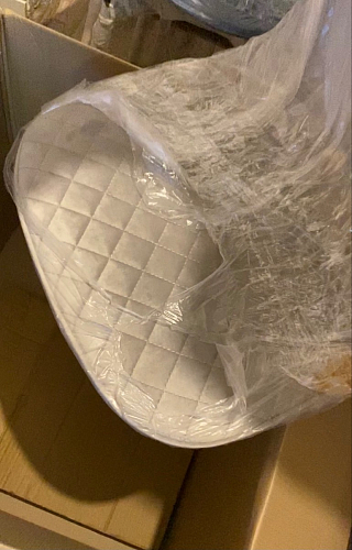 Стул на металлокаркасе Capri blue / white фото покупателя 129