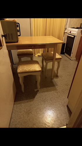 Табурет Орфео орех / бежевый фото покупателя 3