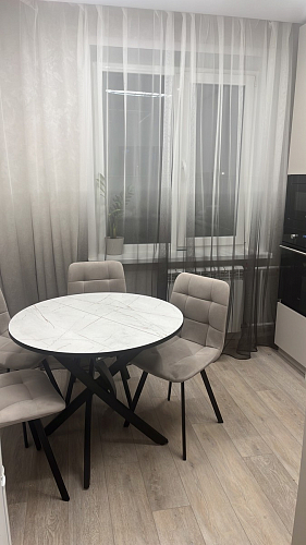 Стул на металлокаркасе Чилли К темно-серый (velutto 32) / черный фото покупателя 499