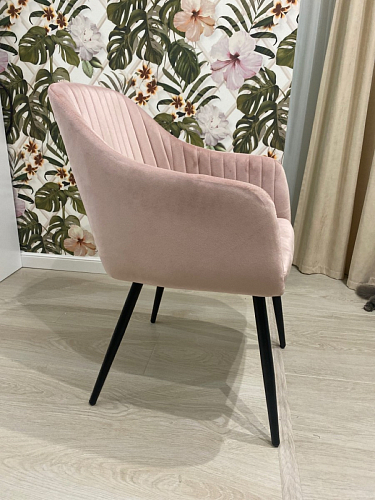 Стул на металлокаркасе Slam розовый фото покупателя 60