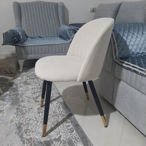 Стул на металлокаркасе Gabi gray / black фото покупателя 76