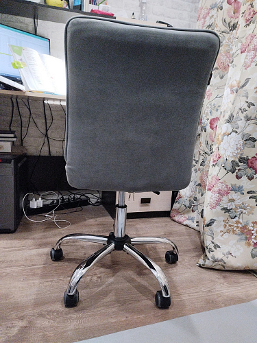 Компьютерное кресло One флок серый 29 фото покупателя 101