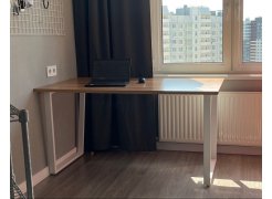 Стол Лота Лофт 140 25 мм юта / белый матовый фото покупателя 539