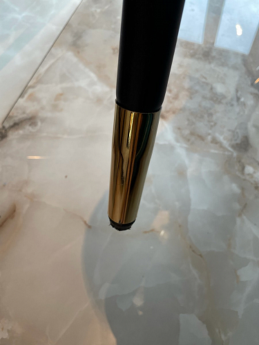 Стул на металлокаркасе Gabi dark beige / black / silver фото покупателя 974