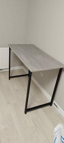 Барная стойка Дилан Лофт 120х40х90 бетон светлый фото покупателя 125