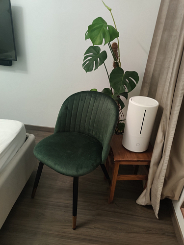 Стул на металлокаркасе Gabi 1 line light blue / black фото покупателя 90