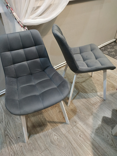 Стул на металлокаркасе Челси К крутящийся бирюзовый / черный фото покупателя 139