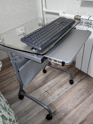 Компьютерный стол Riko серый фото покупателя 2