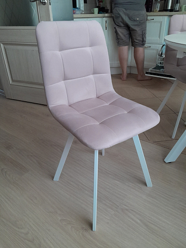 Стул на металлокаркасе Чилли зеленый / белый каркас фото покупателя 566