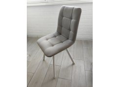 Стул на металлокаркасе Чилли синяя ткань / белый фото покупателя 449