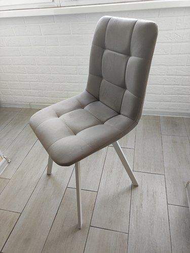 Стул на металлокаркасе Чилли зеленый / белый каркас фото покупателя 449