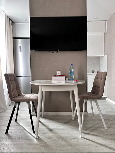 Стул на металлокаркасе Чилли серый велюр / черный фото покупателя 415