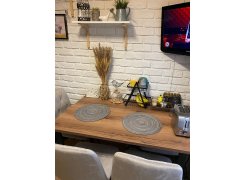 Стол Лота Лофт 120 25 мм сабия / черный матовый фото покупателя 428