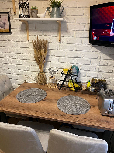 Деревянный стол Лота Лофт 140х80 дуб крафт табачный / черный матовый фото покупателя 428