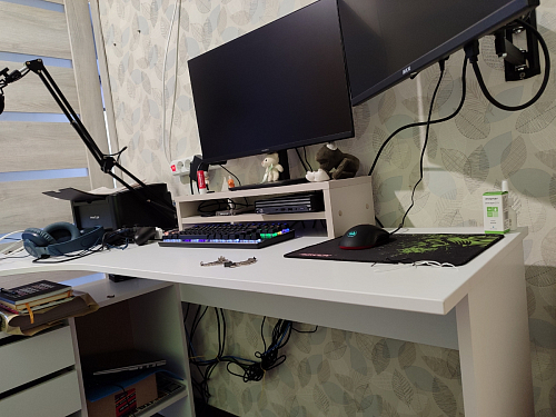 Стол письменный СПм-25 левый венге фото покупателя 80