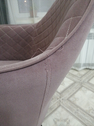 Стул на металлокаркасе Vener light purple фото покупателя 9