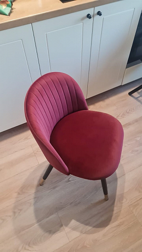 Стул на металлокаркасе Gabi gray / black фото покупателя 301