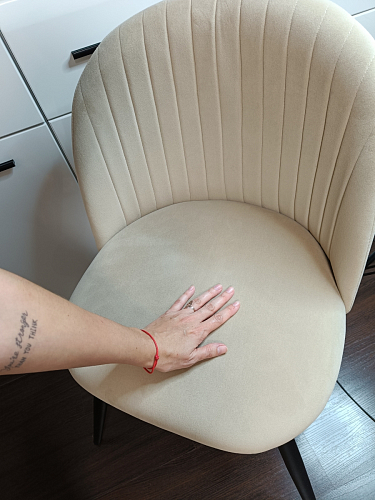 Стул на металлокаркасе Gabi gray / black фото покупателя 151