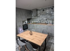 Стол Лота Лофт 140 25 мм черный матовый / бетон фото покупателя 659