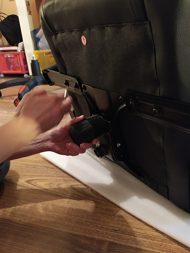 Компьютерное кресло Blok red / black фото покупателя 31