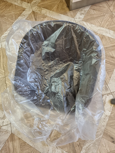 Компьютерное кресло Тибо / Кресло AV 307/237 черный каркас серый микровелюр (confetti silver) фото покупателя 235