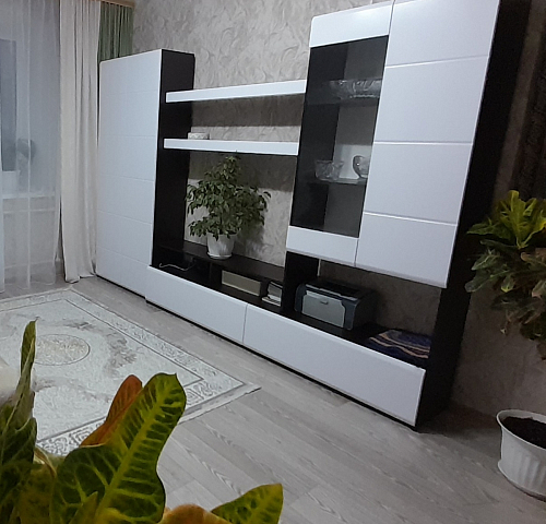 Готовая гостиная Jimenez дуб венге / белый глянец фото покупателя 51