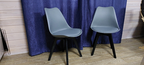 Стул Bonuss blue / wooden legs фото покупателя 130