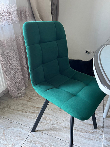 Комплект стульев Чилли 4 шт темно-серый / черный фото покупателя 420