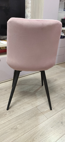 Стул на металлокаркасе Fox light purple / black фото покупателя 9