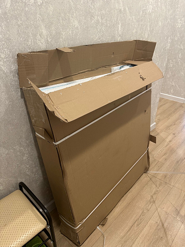 Стол Барел 100 орех кантри / черный фото покупателя 22