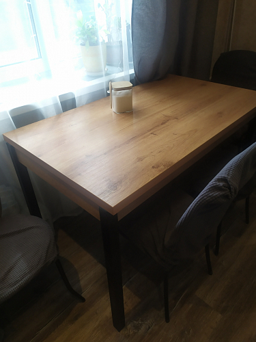 Стол Оригон делано / черный матовый фото покупателя 13