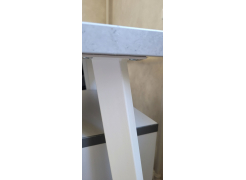 Стол Тринити Лофт 120 32 мм бетон / черный матовый фото покупателя 160