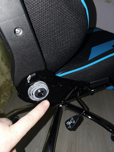 Компьютерное кресло Kano 1 light blue / black фото покупателя 70