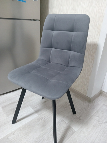 Комплект стульев Чилли 2 шт бежевый / черный фото покупателя 181